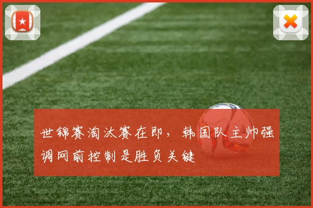 世锦赛淘汰赛在即,韩国队主帅强调网前控制是胜负关键 - 虎扑体育推荐